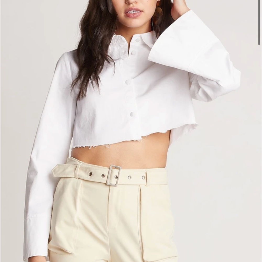 NWT Choosey Mulberry Button Up Top